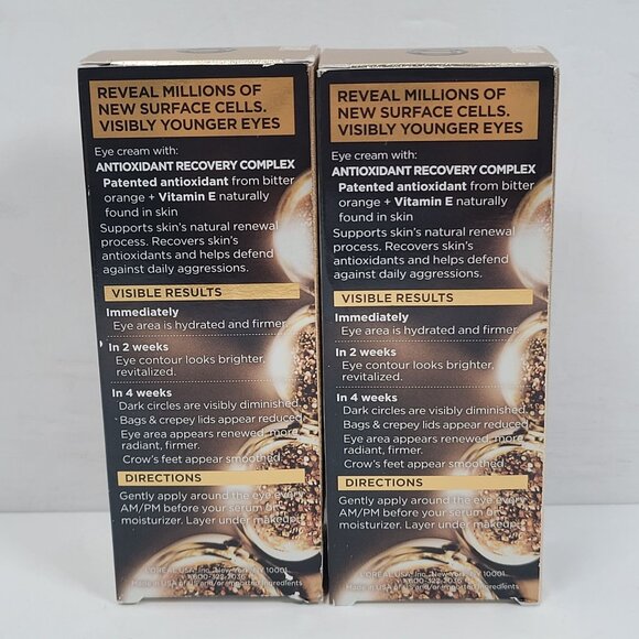 LOreal Paris Age Perfect Cell Renewal Anti-Aging Eye Cream 15ml Set of 2 NIB - Picture 3 of 5